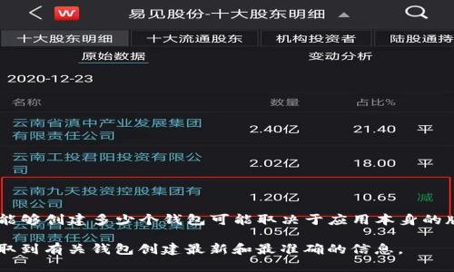 tpWallet 是一款支持多种区块链资产的钱包应用，一般来说，它允许用户创建和管理多个钱包。具体能够创建多少个钱包可能取决于应用本身的版本以及用户的需求。在一般情况下，用户可以根据自己的需要，创建多个钱包来管理不同的数字资产。

如果你想获得最准确的信息，建议查看官方文档或在应用内查找帮助和支持部分。这样可以确保你获取到有关钱包创建最新和最准确的信息。