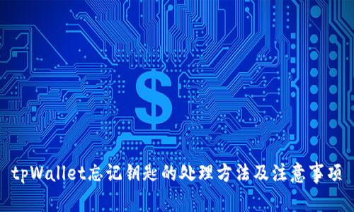 tpWallet忘记钥匙的处理方法及注意事项